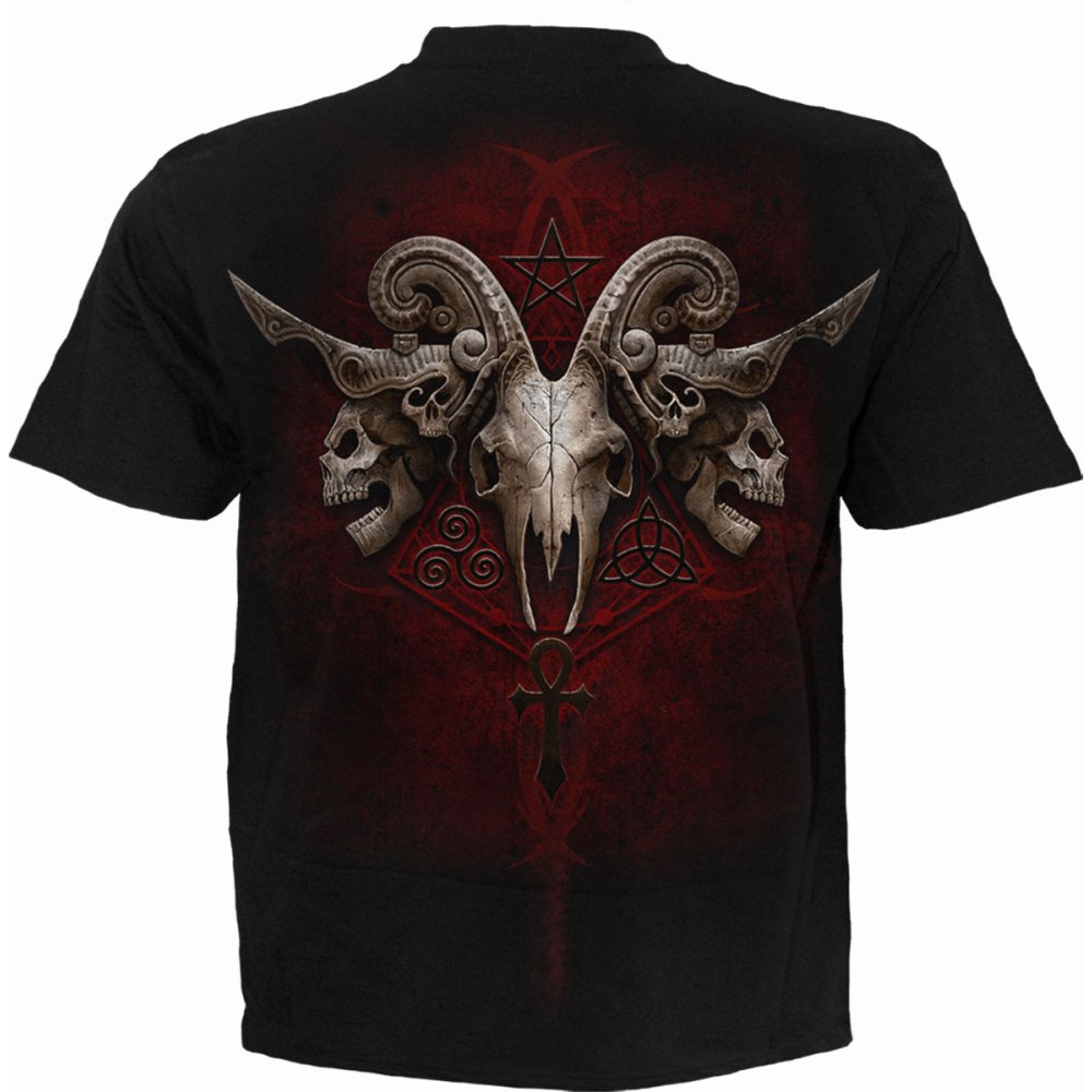 Spiral - FACES OF GOTH Heren T-shirt - Zwart